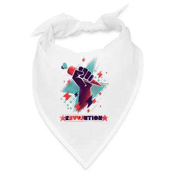 Revolution - Bandana - Weiß - Vorne