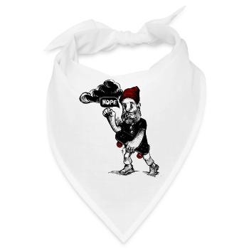 Skater - Bandana - Weiß - Vorne
