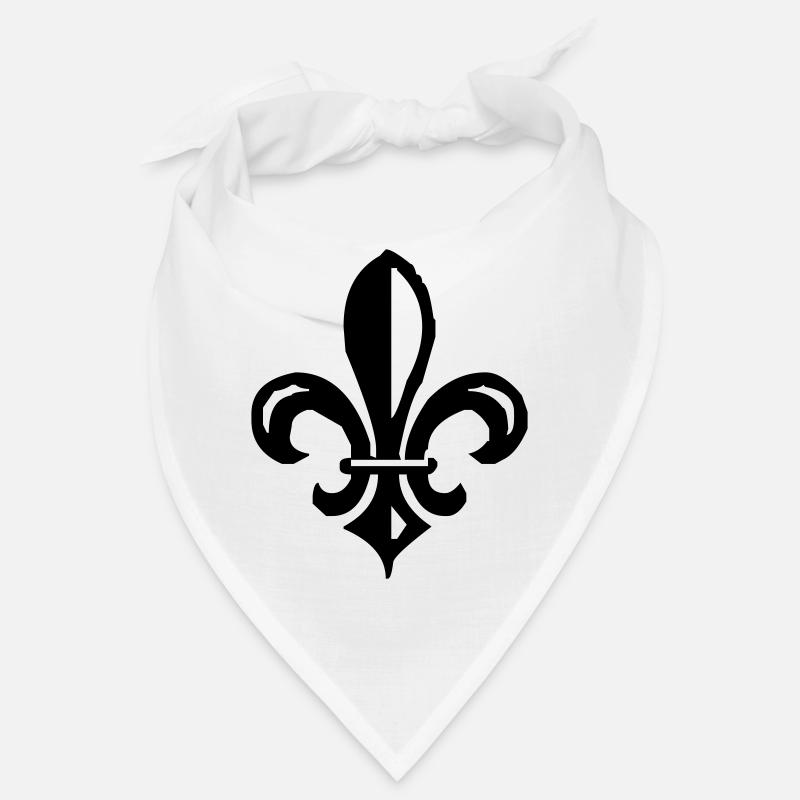 fleur de lis french lily Bandana
