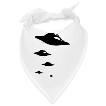 UFO ARMY 1clr - Bandana - Weiß - Vorne