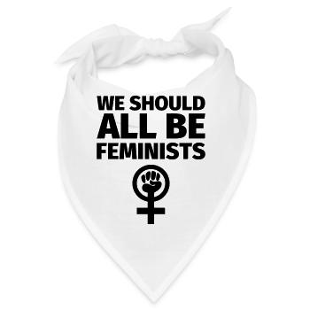 Feminismus Feministin Feminist - Bandana - Weiß - Vorne
