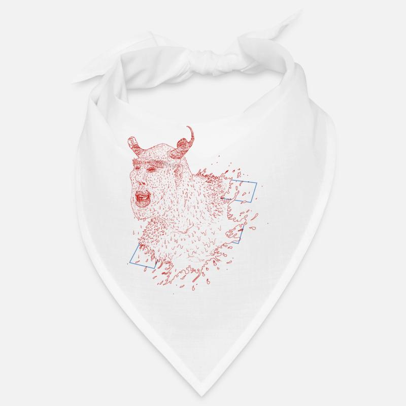 Fld.) Majo Devil Spltr-F - Bandana - Weiß