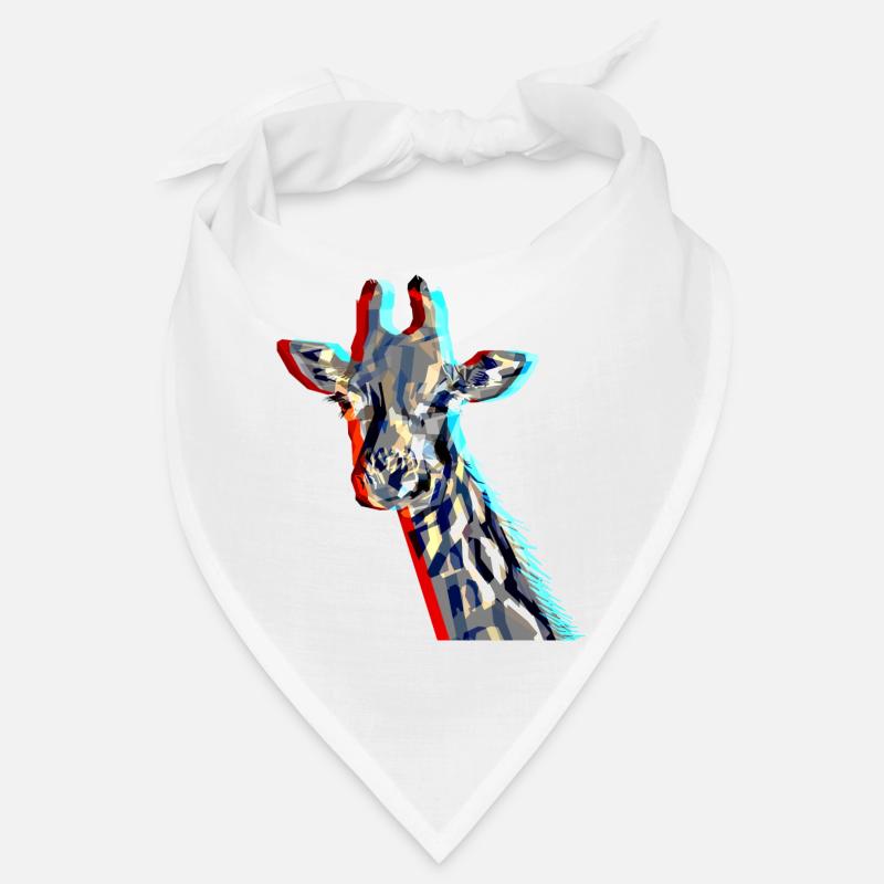 Girafe avec effet 3D Bandana