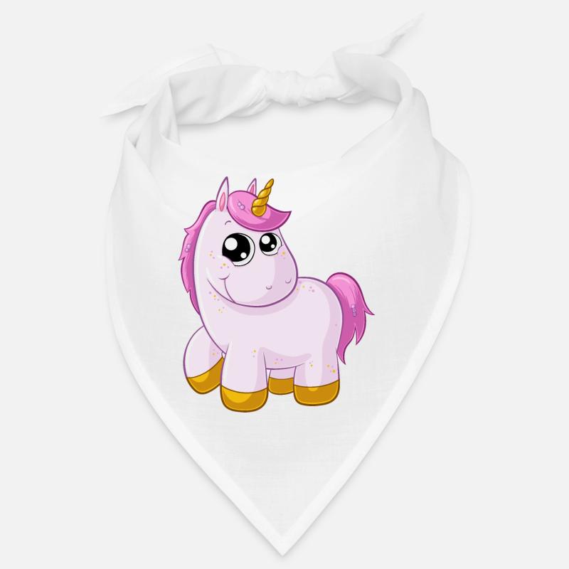 Pinkes Comic Einhorn Bandana