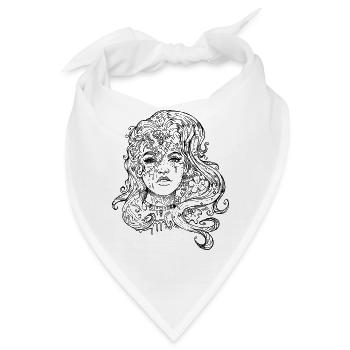 Herzauge - Bandana - Weiß - Vorne