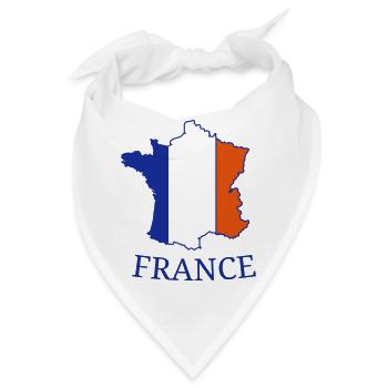 france - Bandana - Weiß - Vorne