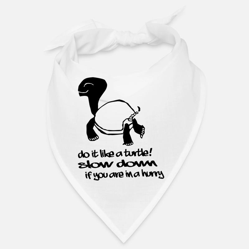 Mach es wie eine Schildkröte Bandana
