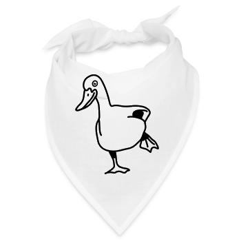 duck - Bandana - Weiß - Vorne