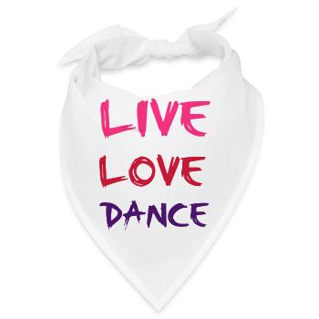 Dance - Bandana - Weiß - Vorne