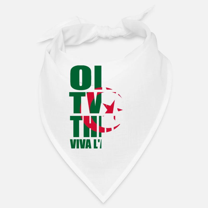ONE TWO THREE ALGERIE - Bandana - blanc
