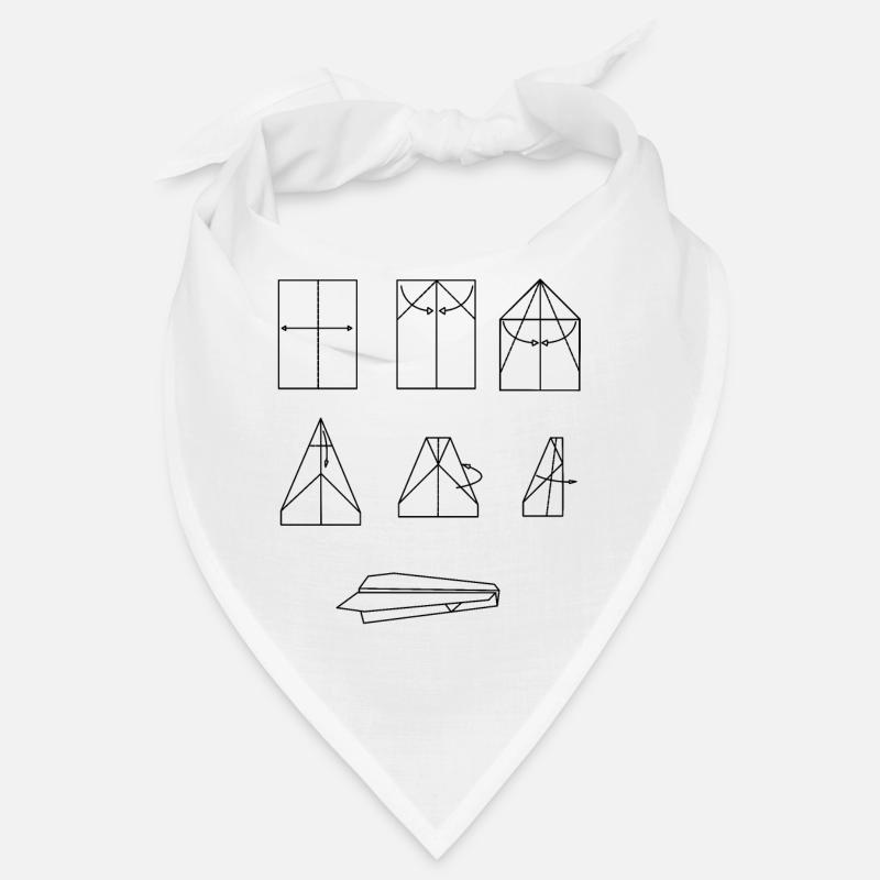 Papierflieger Anleitung Bandana