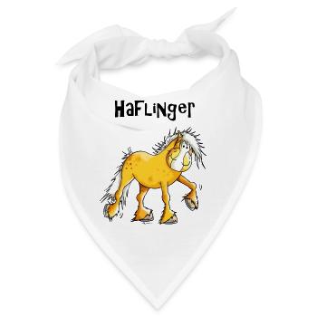 Hazel der Haflinger - Bandana - Weiß - Vorne