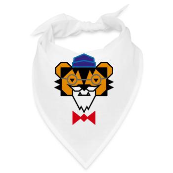 Hipstigre Teegre - Bandana - Weiß - Vorne