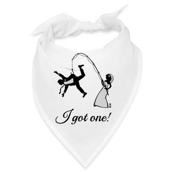 I Got One Bride Bachelorette Hen Party - Bandana - Weiß - Vorne
