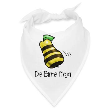 Birne Maja - Bandana - Weiß - Vorne