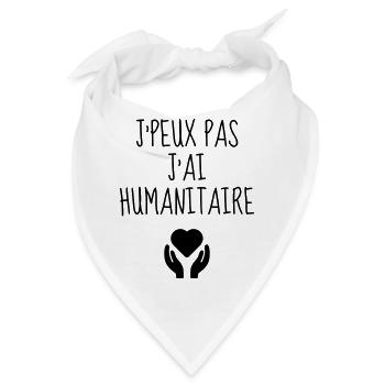 Freiwilliger / humanitären / Verein / freiwillige - Bandana - Weiß - Vorne