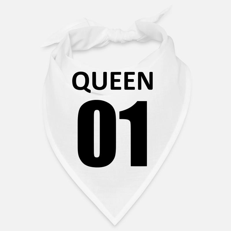 queen 01 - Bandana - Weiß