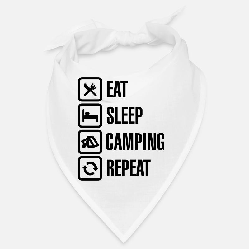 Eat Sleep Camping Repeat Bandana