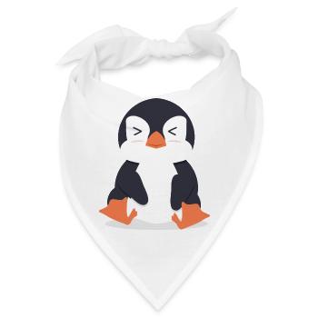 Pinguin - Bandana - Weiß - Vorne