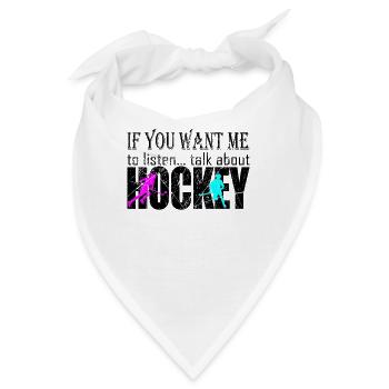 Feldhockey cooler Spruch Geschenk Spieler Trainer - Bandana - Weiß - Vorne