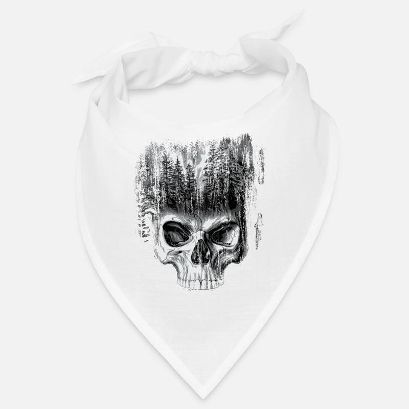 Forêt de crâne - Bandana - blanc