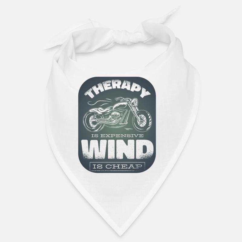 Therapy is expensive, wind is cheap. motorcycle Bandana