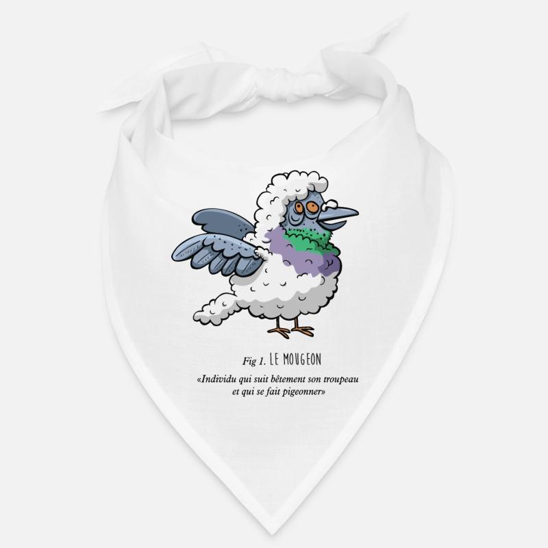 Le Mougeon - Bandana - blanc