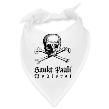 Sankt Pauli Meuterei - Bandana - Weiß - Vorne