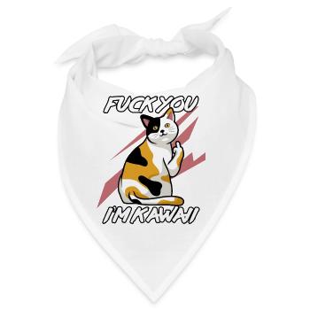 kawaii - Bandana - Weiß - Vorne