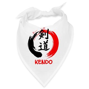 Kendo im Enso-Zen-Kreis - Bandana - Weiß - Vorne