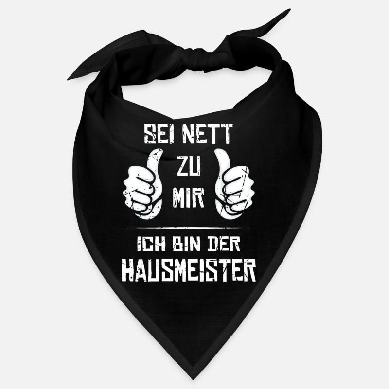 Hausmeister Spruch Geschenk Bandana