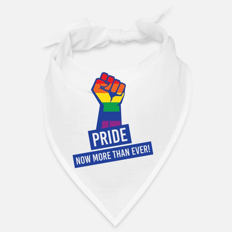 Fierté LGBT - Bandana - blanc