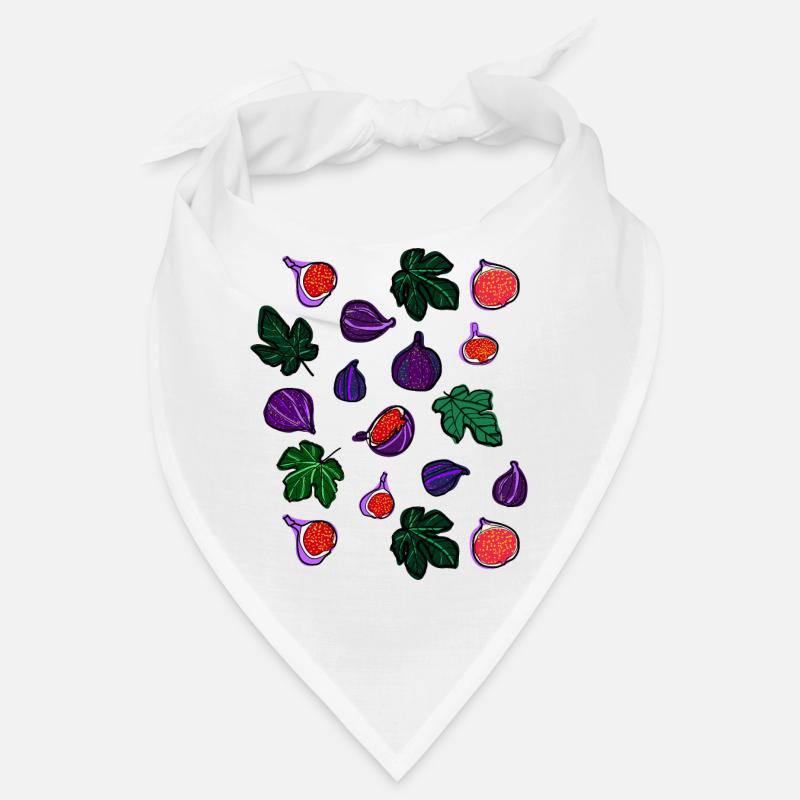 Figs fruits pattern1 Bandana