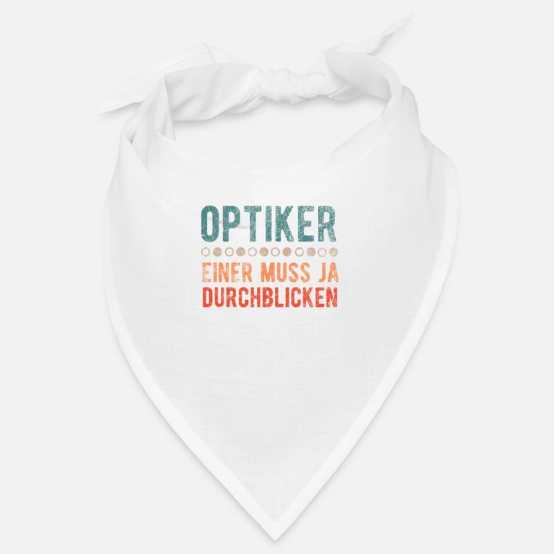 Optiker Augen Sehhilfe Lustig Spruch Geschenkidee Bandana