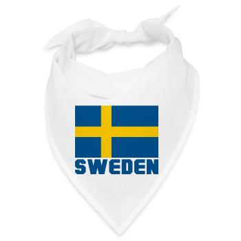 Schweden - Bandana - Weiß - Vorne