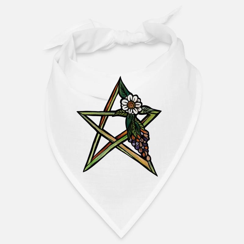 Étoile sorcière verte Bandana