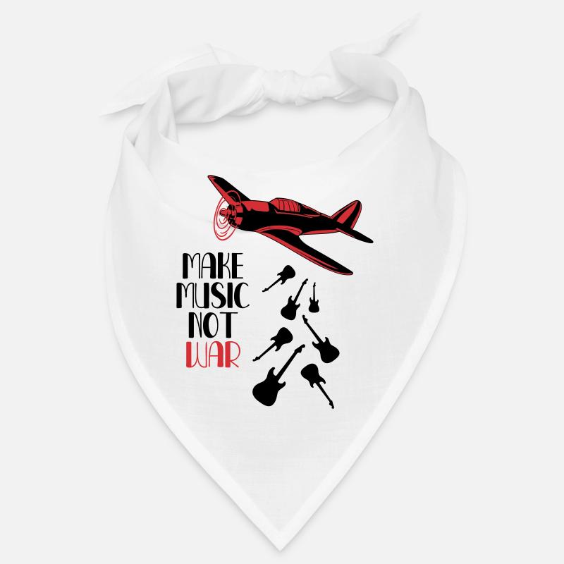 Make Music Not War Bandana