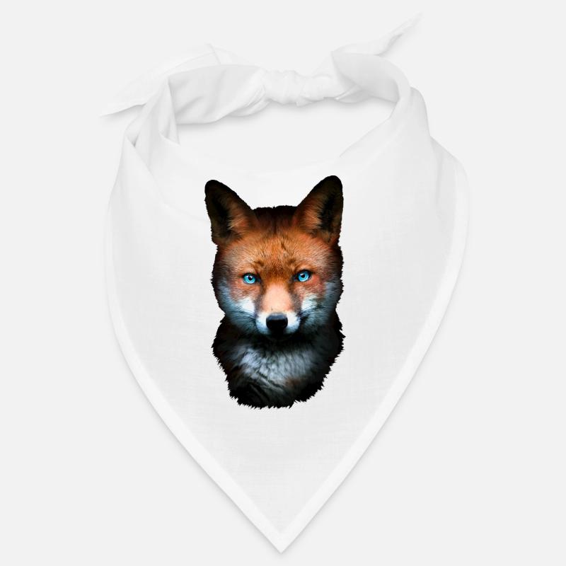 Fuchs Blaue Augen Geschenk Opa Waldtiere Rotfuchs Bandana