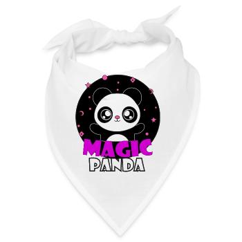 Magischer Panda - Bandana - Weiß - Vorne