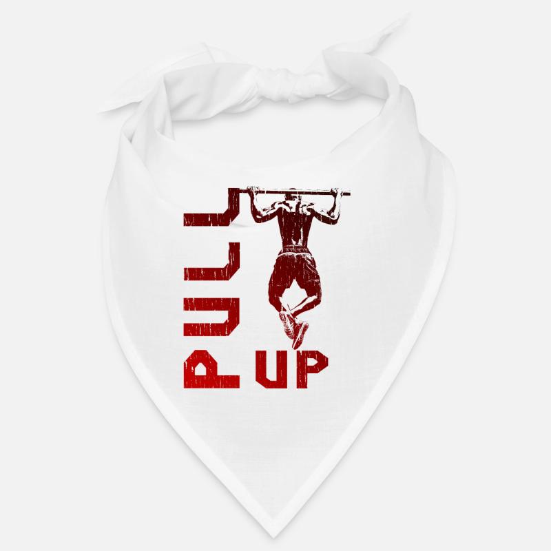 Pull-Up Calisthenics Red Power Design Bandana