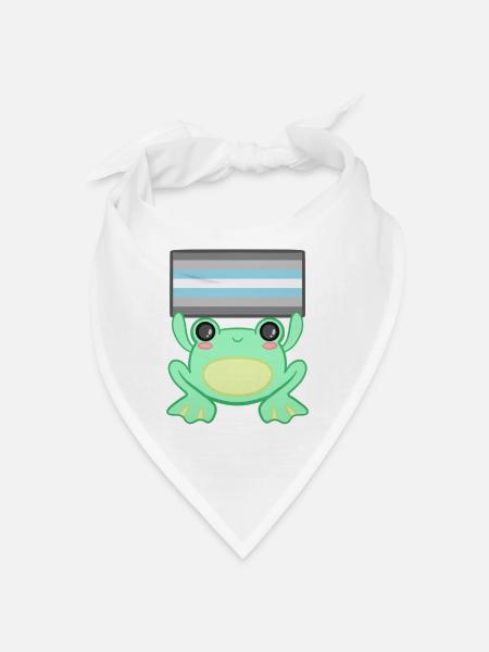 Froggy Demi boy - Bandana - white