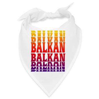 Balkan Design - Bandana - Weiß - Vorne