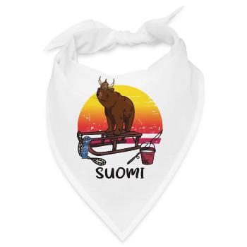 Finnland - Bandana - Weiß - Vorne