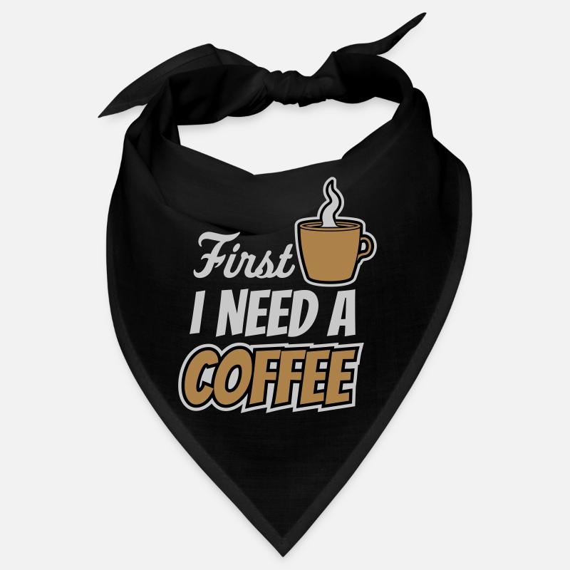 Fist I need Coffee Bandana