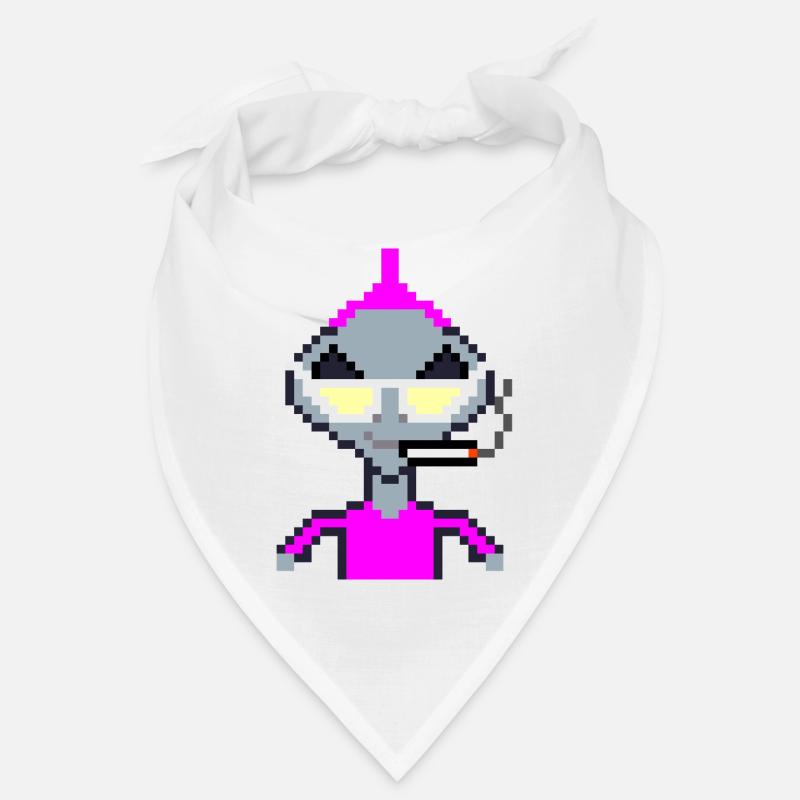 Pixel Alien "Violet Iro" Bandana