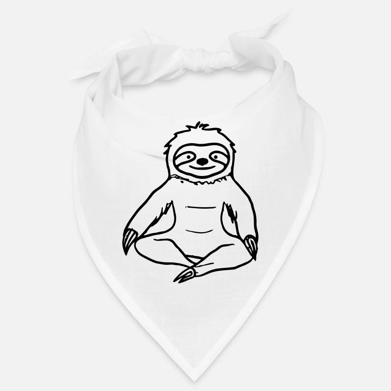 Faultier Yoga Geschenkidee Vektor Bandana