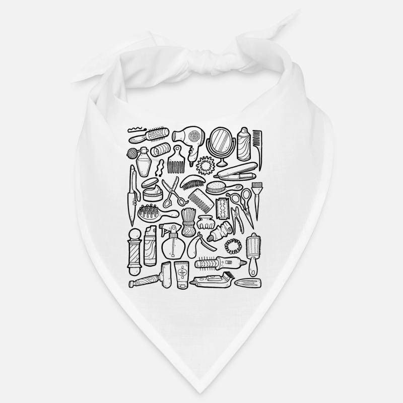 Coiffeur & Barbier Doodles Bandana