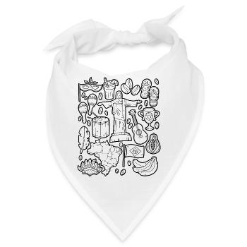 Brasilien - Bandana - Weiß - Vorne