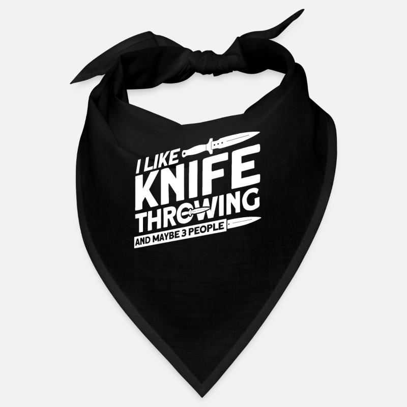 Couteau à lancer disque cadeau lanceur de couteau Bandana