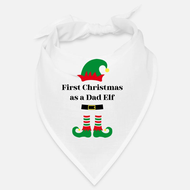 Premier Noël en tant que papa lutin Bandana